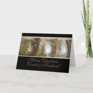Cousin and Husband Merry Christmas card