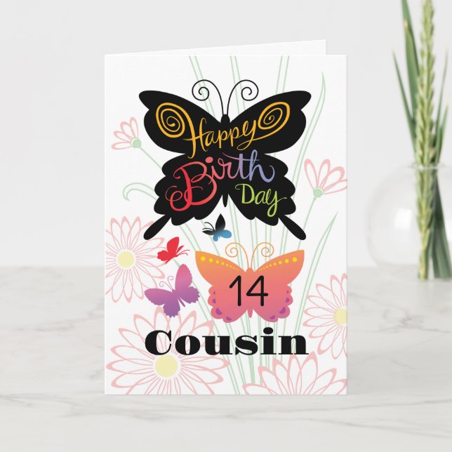 Cousin Birthday Card (Front)