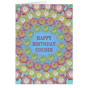 Cousin Birthday Crochet Flowers
