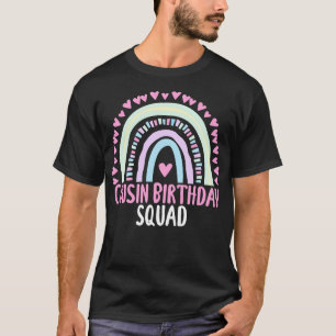 Cousin Birthday Squad Party Matching Womens Apprec T-Shirt