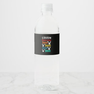 Cousin Bunny Game For Novelty Water Bottle Label