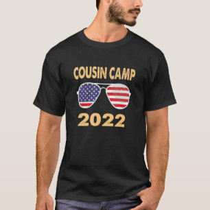 Cousin Camp 2022 Family Camping Friends Matching T-Shirt