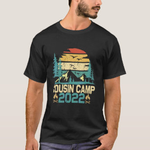 Cousin Camp 2022 Friends Summer Family Camping Vac T-Shirt