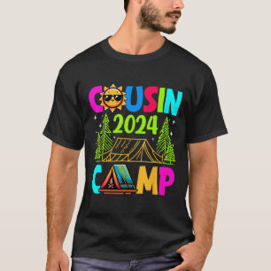 Cousin Camp 2024 Family Vacation Summer Camping Cr T-Shirt