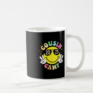 Cousin Camp 2025 Camping Campfire Summer Vacation Coffee Mug