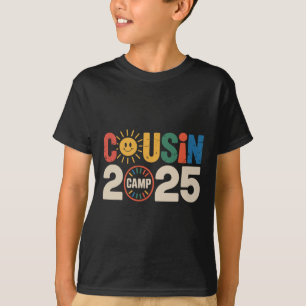 Cousin Camp 2025 Camping Campfire Summer Vacation T-Shirt