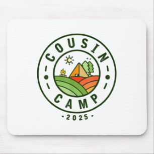 Cousin Camp 2025 Camping Tribe Summer Vacation  Mouse Pad