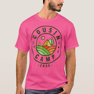 Cousin Camp 2025 Camping Tribe Summer Vacation T-Shirt