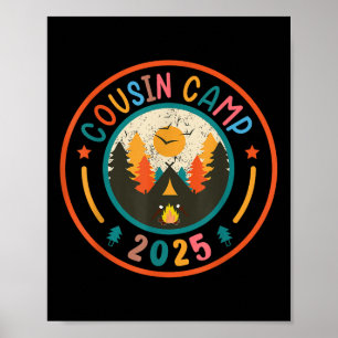Cousin Camp 2025 Family Reunion Camping Adventure  Poster