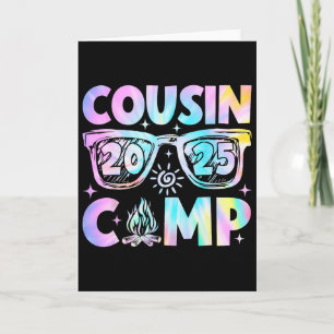 Cousin Camp 2025 Family Vacation Summer Camping 2 Card