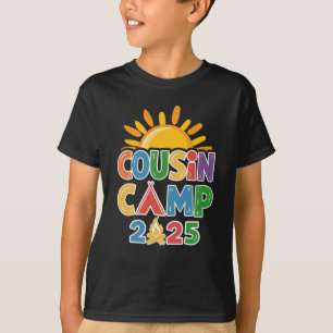 Cousin Camp 2025 Family Vacation Summer Camping Cr T-Shirt