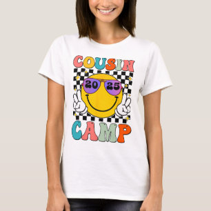 Cousin Camp 2025 Family Vacation Summer Kids Campi T-Shirt