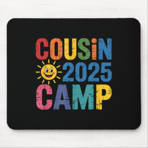 Cousin Camp 2025 Shirt - Colourful Family Reunion  Mouse Pad