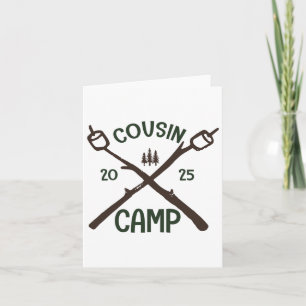 Cousin Camp 2025 Shirt Matching Group Camping Vaca Card