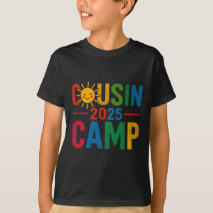 Cousin Camp 2025 Summer Vacation Family Gathering T-Shirt
