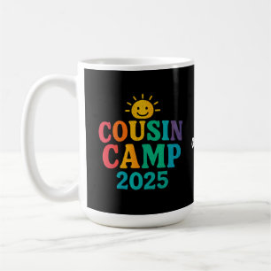 Cousin Camp 2025 Summer Vacation Fun Camping  Coffee Mug