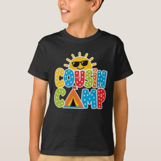 Cousin Camp 2026 Crew Kids Summer Camping Family T-Shirt