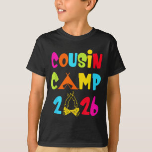 Cousin Camp 2026 Family Grandma Grandpa Summer T-Shirt