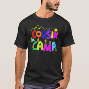 Cousin Camp Friends Summer Travel Family Camping V T-Shirt