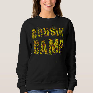 Cousin Camp Leopard Print  Nana Dada Reeducation 2 Sweatshirt