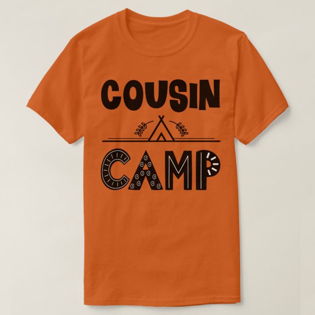 Cousin Camp T-Shirt (Design Front)