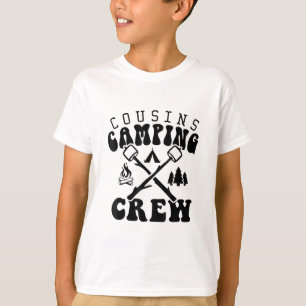 Cousin Camping Crew 2025 Shirt Family Vacation Cam