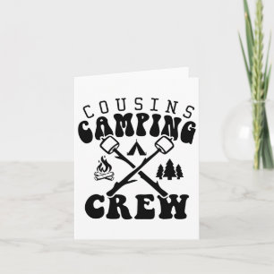 Cousin Camping Crew 2025 Shirt Family Vacation Cam Card