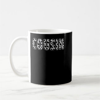 Cousin Cow Pattern Birthday Girl Boy Farm Cow Birt Coffee Mug