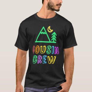 Cousin Crew 2021 Grandma Grandpa Mountain Camping T-Shirt