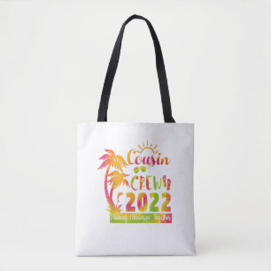 Cousin Crew 2022 Tie Dye Tote Bag
