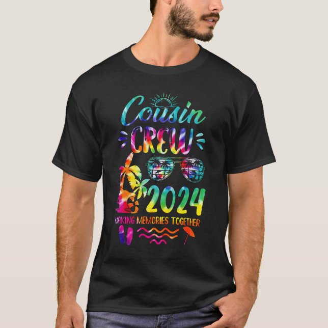 Cousin Crew 2024 Family Reunion Making Memories Ti T-Shirt (Front)
