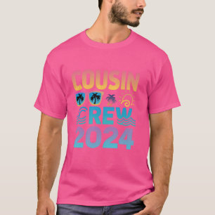 Cousin Crew 2024 Summer Family Vacation Beach Trip T-Shirt