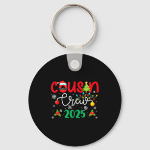 Cousin Crew 2025 Christmas Xmas Holiday Matching F Key Ring