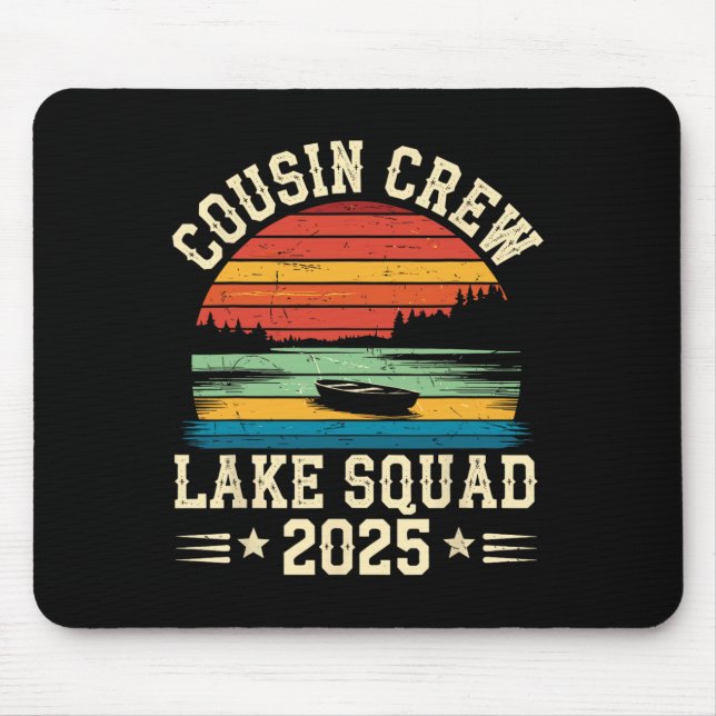 Cousin Crew 2025 Cousin Crew Lake Squad  Mouse Pad (Front)