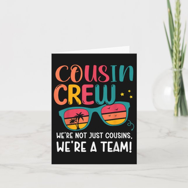 Cousin Crew 2025 Family Reunion Making Memories Ma Card (Front)