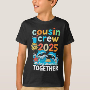 Cousin Crew 2025 Family Trips Matching Summer Vaca T-Shirt