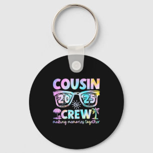 Cousin Crew 2025 Summer Vacation Beach Family Trip Key Ring