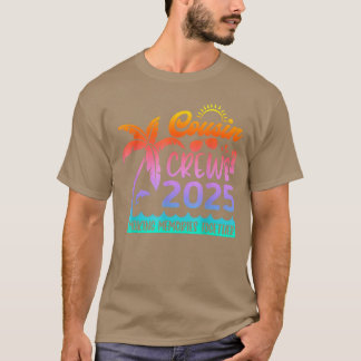Cousin crew 2025 Summer Vacation Beach Family Trip T-Shirt