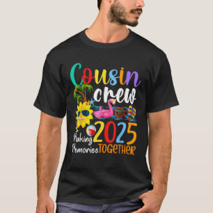 Cousin crew 2025 Summer Vacation Beach Family Trip T-Shirt