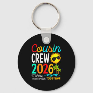 Cousin Crew 2026 Summer Vacation Beach Family Trip Key Ring