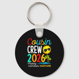 Cousin Crew 2026 Summer Vacation Beach Family Trip Key Ring