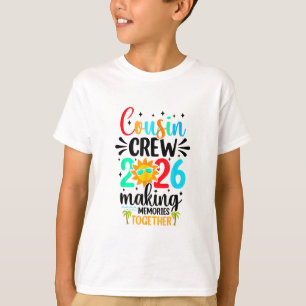 Cousin Crew 2026 Summer Vacation Beach Family Trip T-Shirt