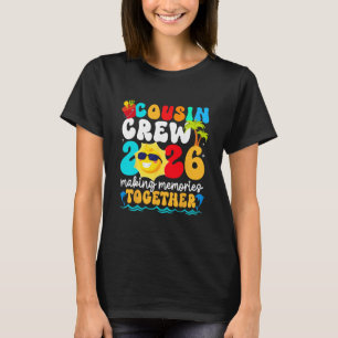 Cousin Crew 2026 Summer Vacation Beach Family Trip T-Shirt