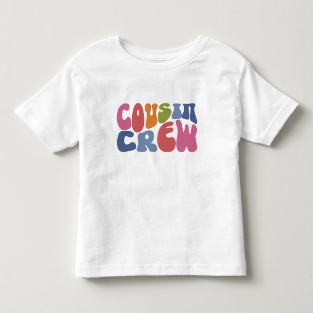 Cousin Crew. #4 Toddler T-Shirt (Front)