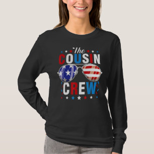 Cousin Crew 4th Of July  American Flag Matching Fa T-Shirt