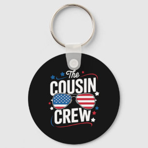 Cousin Crew 4th Of July Matching Family Patriotic  Key Ring