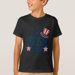 Cousin Crew 4th Of July Matching Family Patriotic T-Shirt