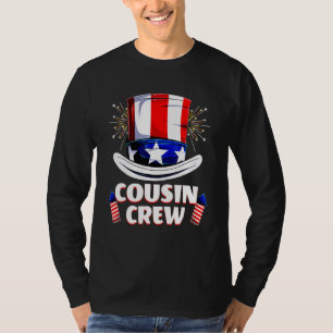 Cousin Crew 4th Of July Patriotic American Family T-Shirt