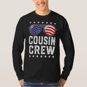 Cousin Crew 4th Of July Patriotic American Family T-Shirt
