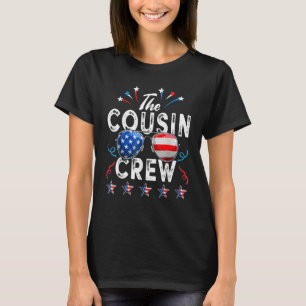 Cousin Crew 4th of July Patriotic American Family  T-Shirt